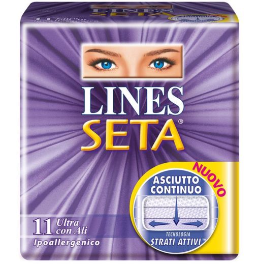 Lines Seta Ultra con ali - 11pz