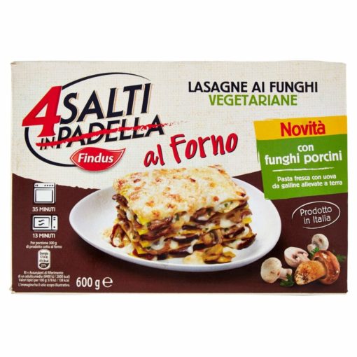 Findus 4 salti in Padella Lasagne ai Funghi