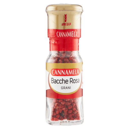 Cannamela Serie Oro Bacche Rosa in Grani