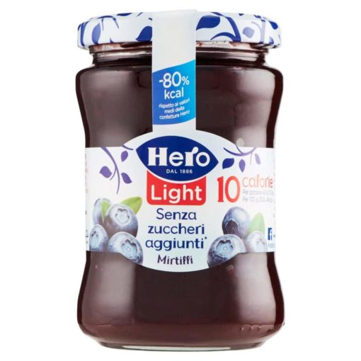Hero Marmellata Light al mirtillo 280gr