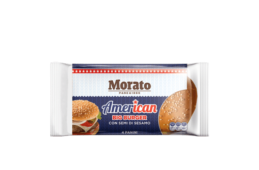 Morato American Burger con Sesamo - 4 panini