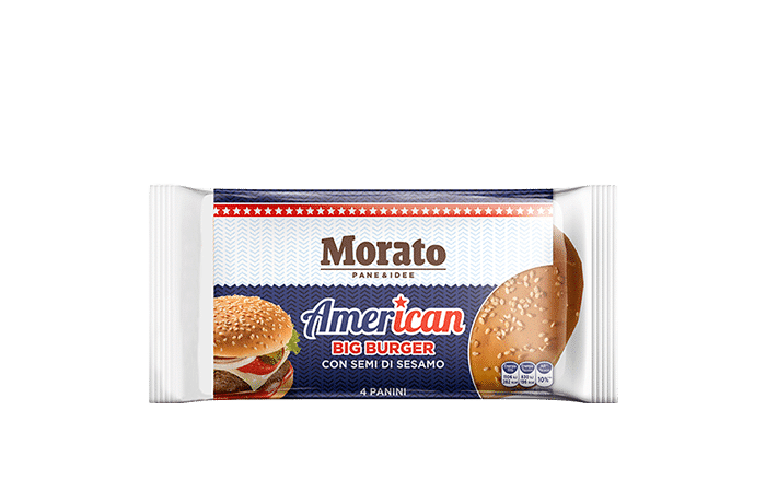 Morato American Burger con Sesamo - 4 panini - Supermercato Carpineti