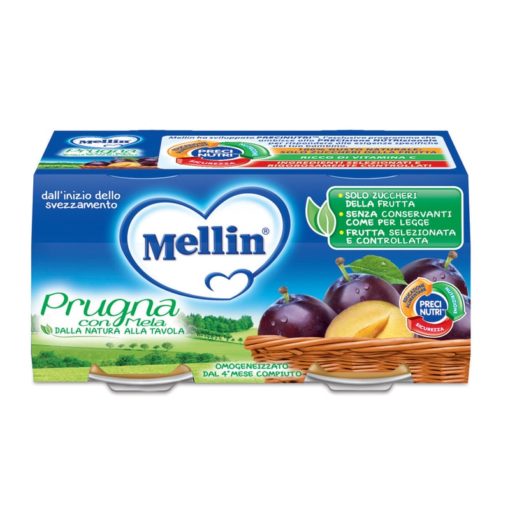 Mellin Omogeneizzato alla frutta 2x100gr
