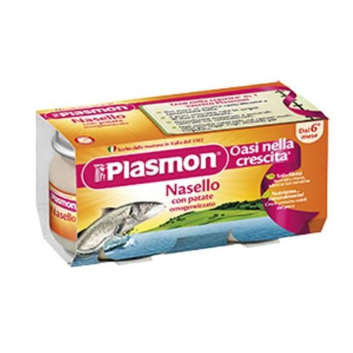 Plasmon Omogeneizzato di Pesce - Nasello - 2 vasetti