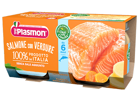 Plasmon Omogeneizzato di Pesce - Salmone - 2 vasetti - Supermercato  Carpineti