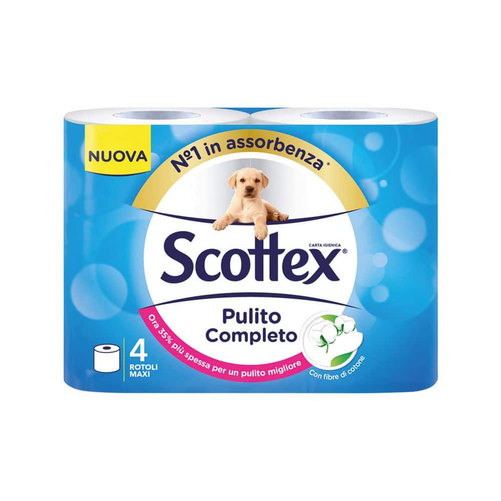 Scottex Carta Igienica 4 Maxi Rotoli - Supermercato Carpineti