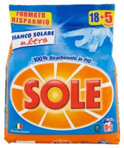 Sole Lavatrice Bianco Solare Ricarica 18 misurini