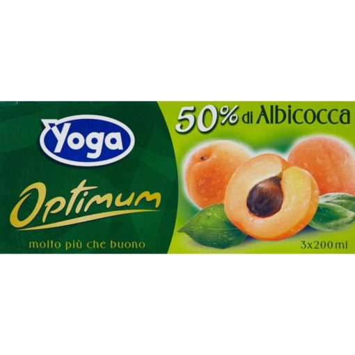 Yoga Optimum 3x200ml Albicocca