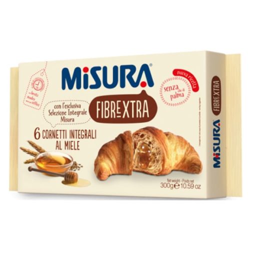 Misura Fibreextra 6 Cornetti integrali al miele