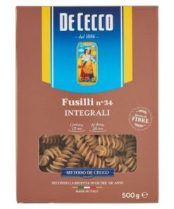Fusilli Integrali De Cecco - 500gr
