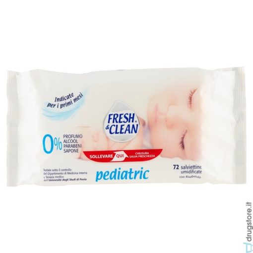 Fresh & Clean Salviettine Pediatric 72pz