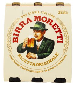 Birra Moretti 33cl x 3