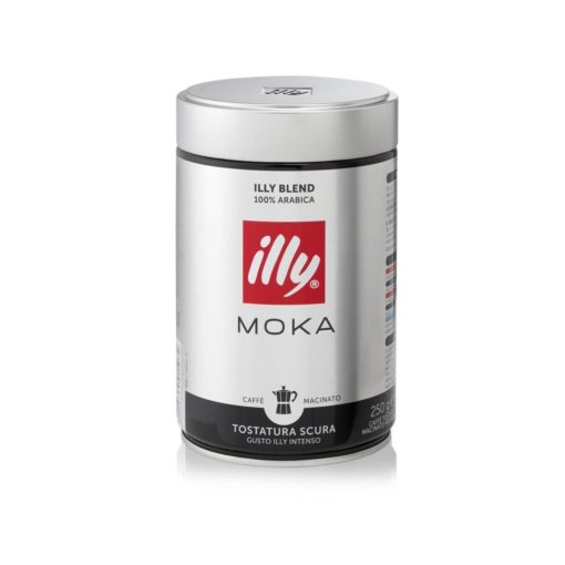Illy Caffè 250gr Moka Tostatura Scura