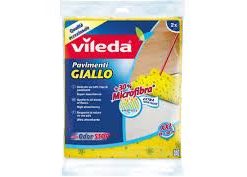 Vileda Panno Giallo Pavimenti Microfibra 2pz